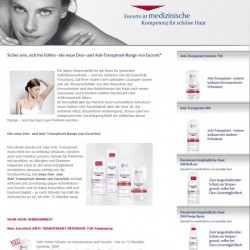 Die Wahl des richtigen Deodorants: Aluminiumsalze als Geheimrezept gegen Schweißgeruch? EUCERIN Deodorants (Screenshot eucerin.com am 28.06.2012)