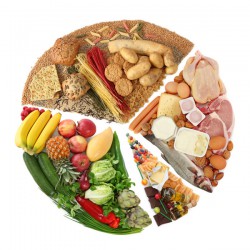 Welchen Anteil sollten welche Nährstoffe in der Ernährung spielen? Nährstoffe im richtigen Mix (© Elena Schweitzer / Fotolia)