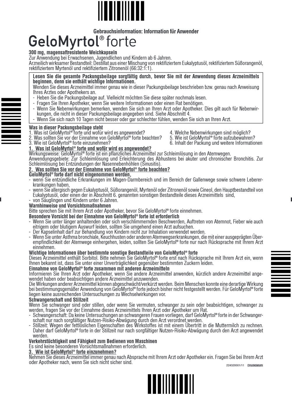 Beipackzetttel (Screenshot http://www.gelomyrtol-forte.de/media//gelomyrtol/_downloads/gf-gi-224320001-11-4k.pdf am 04.08.2014)