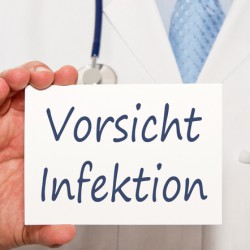 Infektionskrankheiten: Ansteckende Krankheiten, ihre Symptome und Behandlungsmittel Vorsicht Infektion & Infektionskrankheiten (© dp@pic - Fotolia.com)