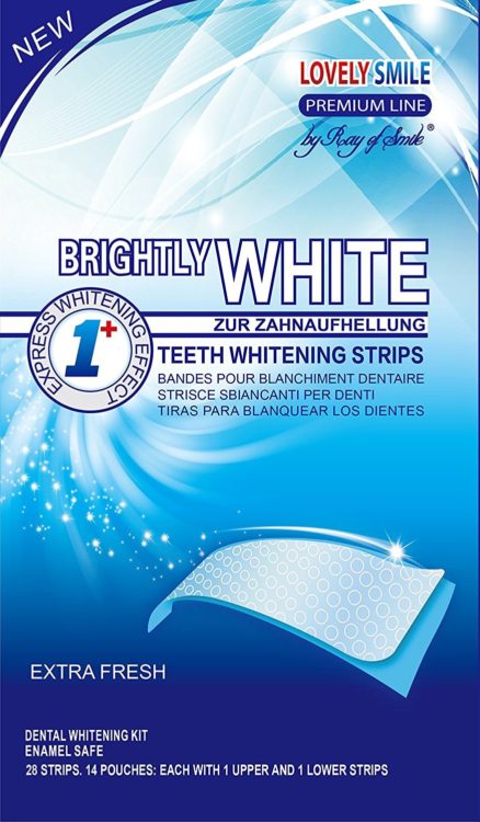 "Lovely Smile Teeth Whitening Strips" - Bleaching Stripes zur Zahnaufhellung zu Hause (Amazon)