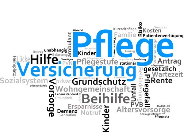 Pflegeversicherung: Bei vielen Menschen herrscht Verwirrung und Unsicherheit im Kopf, was eine zusätzliche Vorsorge für den wahrscheinlichen Fall der Pflegebedürftigkeit im Alter durch Pflegezusatzversicherungen angeht (© Florian Hiltmair / Fotolia)